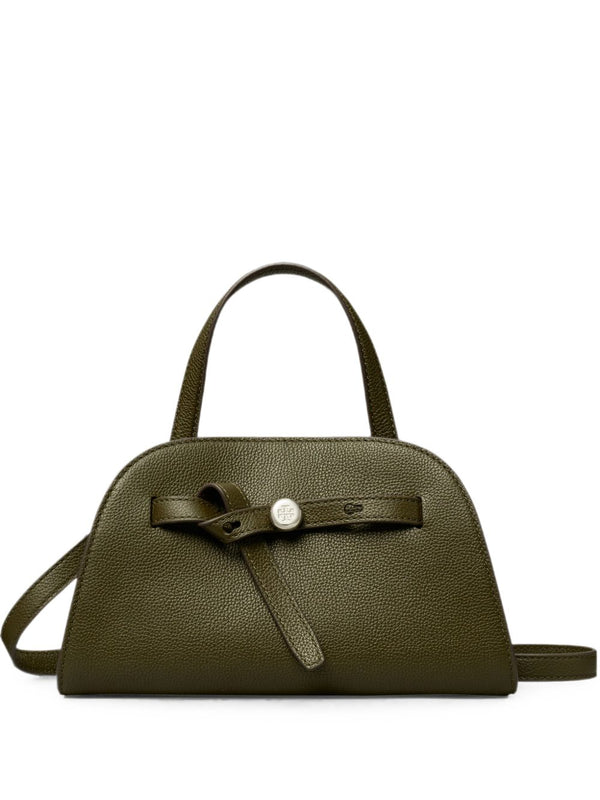 Romy Small Leather Boston Bag