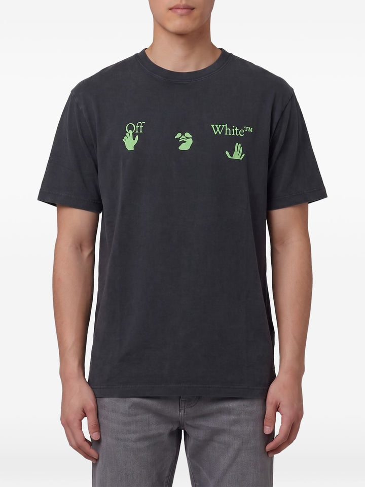 Off White T-shirts and Polos - BLACK | 6116e80585b66ed3a955ea8776275381b997f98f