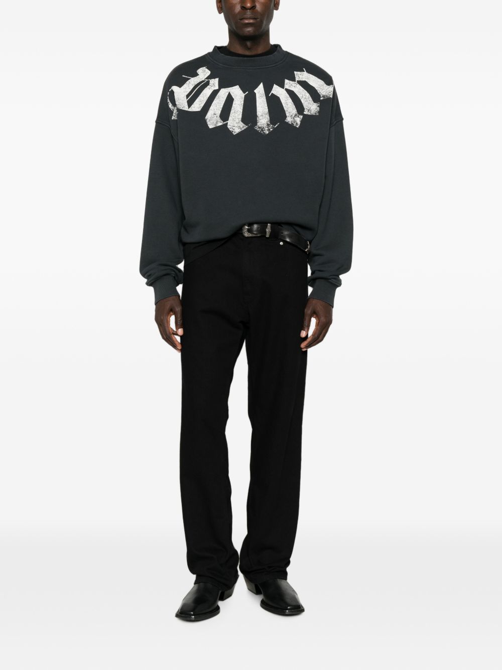 Palm Angels Sweaters - BLACK | 8ea3df2274b9950671edf3eeeaacc01a11184eea
