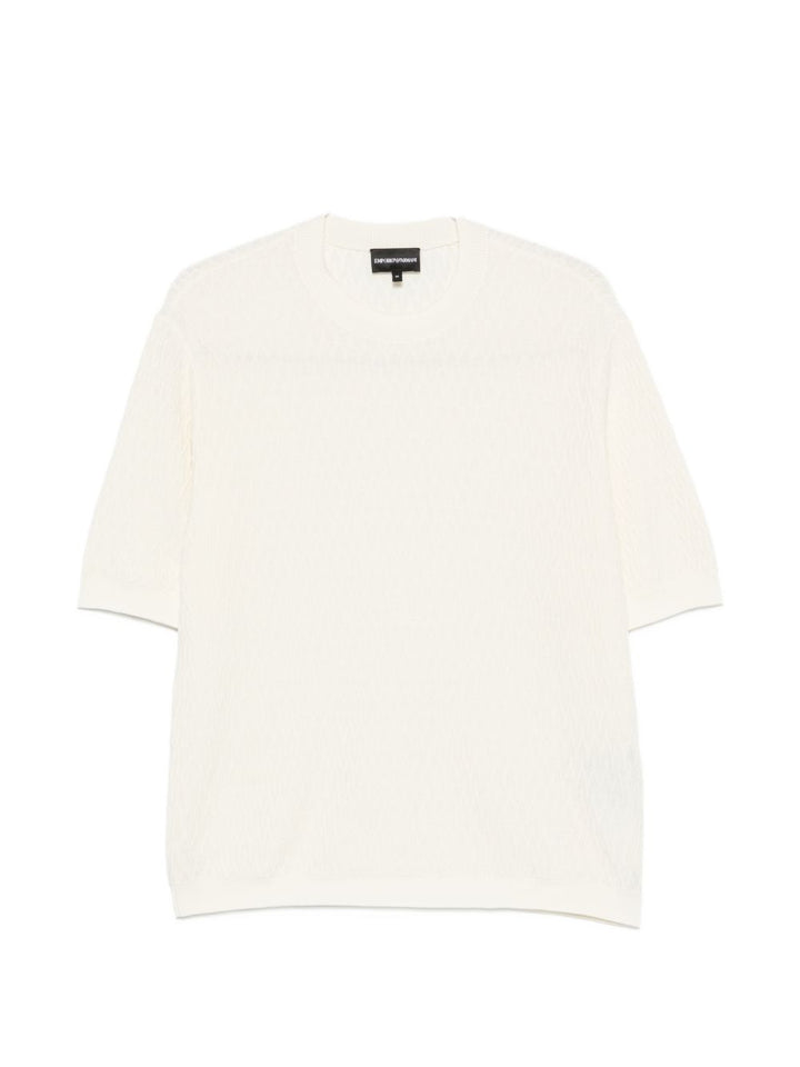 Emporio Armani Sweaters - WHITE | aab55c58ae8435d9e9db659b92cc7572339420be