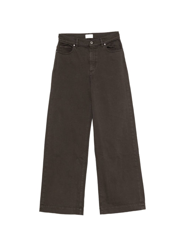 Wide-Leg Denim Jeans