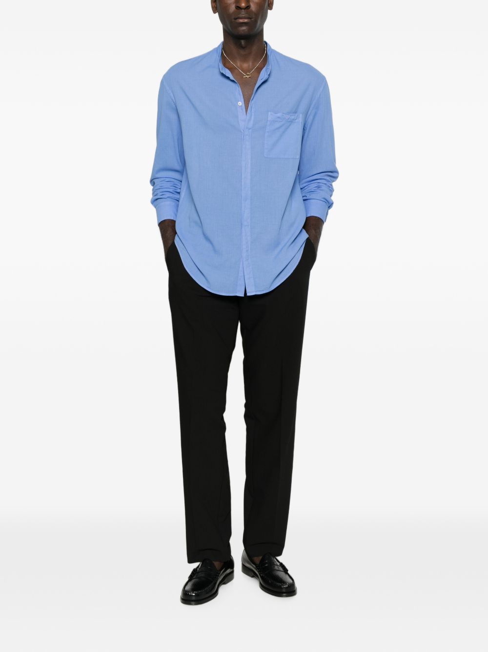 Emporio Armani Shirts - BLUE | 35b851e062acf34cf01badfc555e4a8f5da91ca1