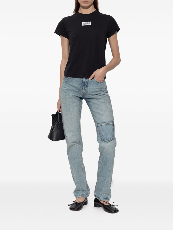 Mm6 Maison Margiela T-shirts and Polos - BLACK | 7caeae2f534961576a38c1408b50bfc6c5e42f26
