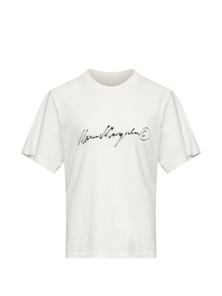Mm6 Maison Margiela T-shirts and Polos - WHITE | 7131b6bc3ff3ff64342cb1869681c4f53b14702f