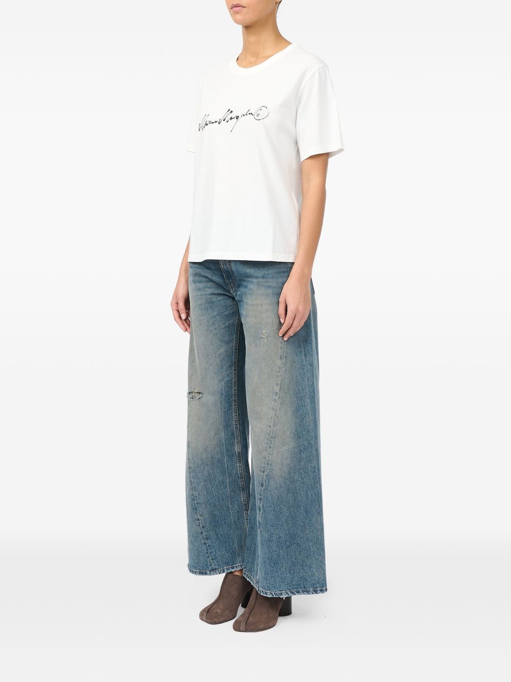 Mm6 Maison Margiela T-shirts and Polos - WHITE | 8ea4d9e2bb3bdb8351e66dc01e7881c8384dafe0