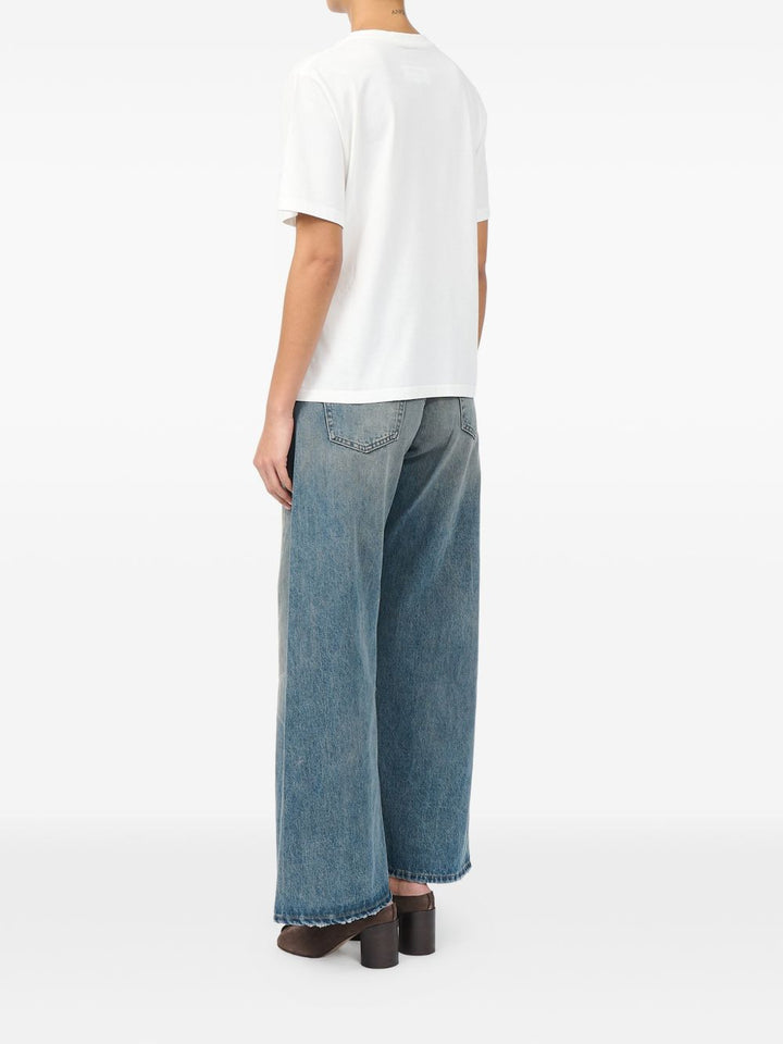 Mm6 Maison Margiela T-shirts and Polos - WHITE | 5c319b40dcac19534c230c8cf87a38a5302ce61e