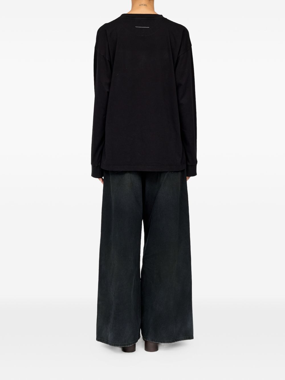 Mm6 Maison Margiela T-shirts and Polos - BLACK | 6b5835fb4b054429fc93a0eaa0f7ec084e3529aa