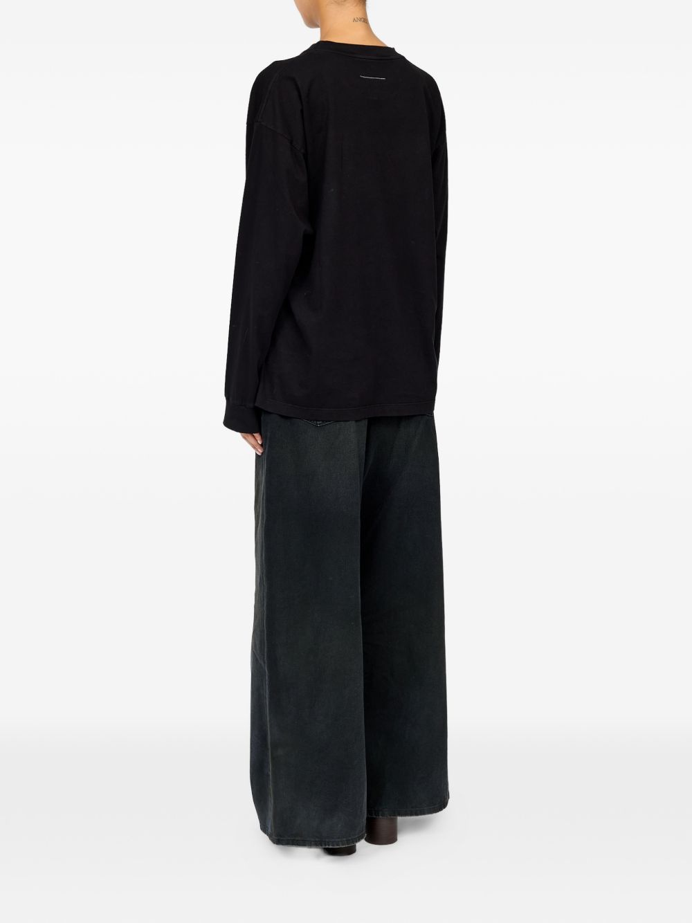 Mm6 Maison Margiela T-shirts and Polos - BLACK | 546378d3b64939a6e984d4fff6c2ceff788e438e