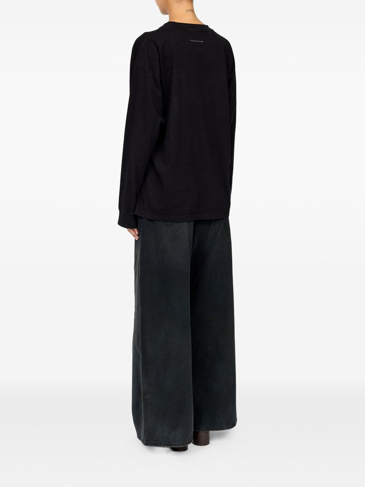 Mm6 Maison Margiela T-shirts and Polos - BLACK | 546378d3b64939a6e984d4fff6c2ceff788e438e