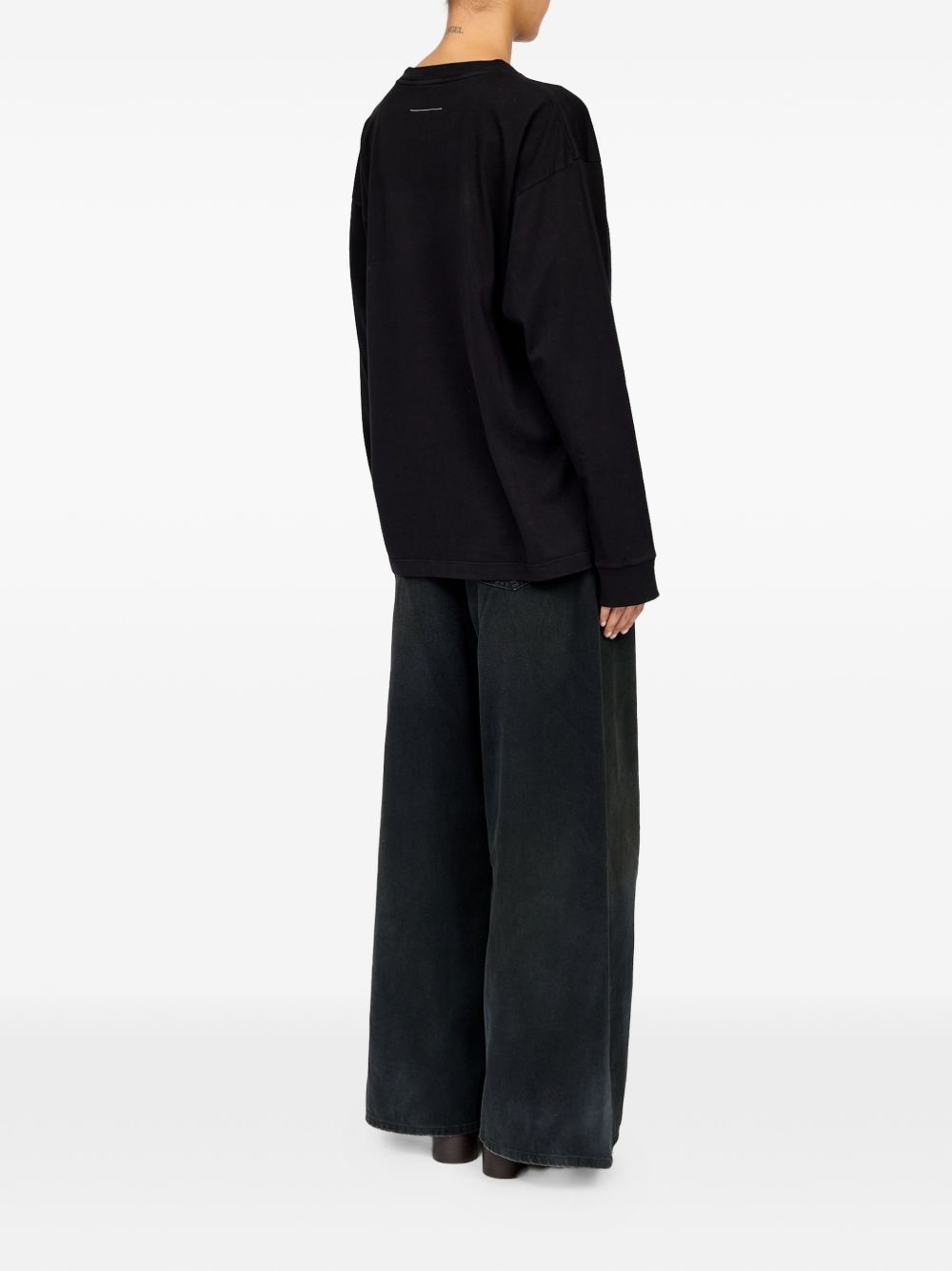 Mm6 Maison Margiela T-shirts and Polos - BLACK | c28c8a45c2e9a99a1ab465a7c2a6db6772b2dd4a
