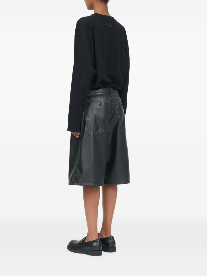 Mm6 Maison Margiela Shorts - BLACK | c51f46e8ec74e0fd3ec3bdc8da7b53c269c58ecb