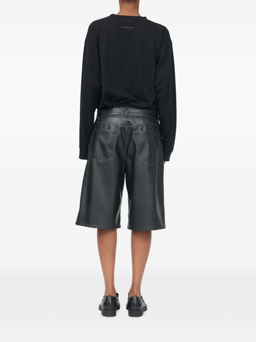 Mm6 Maison Margiela Shorts - BLACK | 80c3fbb633641e63f1b68ad3b73da0fa8fbba811