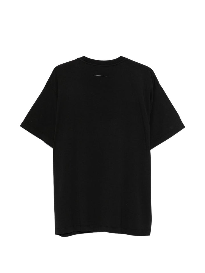 Mm6 Maison Margiela T-shirts and Polos - BLACK | d63159118c38dbe3c936ed144b3c4daba576d794