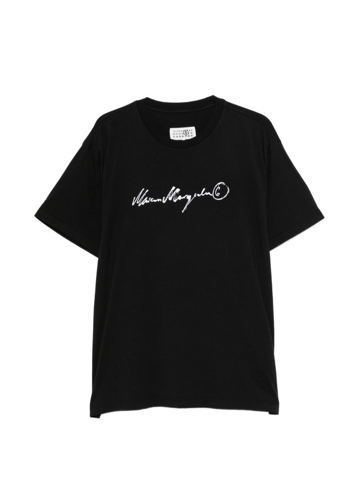 Mm6 Maison Margiela T-shirts and Polos - BLACK | ce9877adfb0d9c34096a0cf6a40f61a7f5093aa4