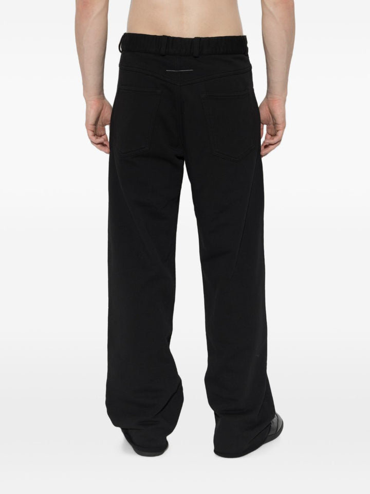 Mm6 Maison Margiela Trousers - BLACK | e728f0ca9181fb1d373f161ba185fde789dc0912