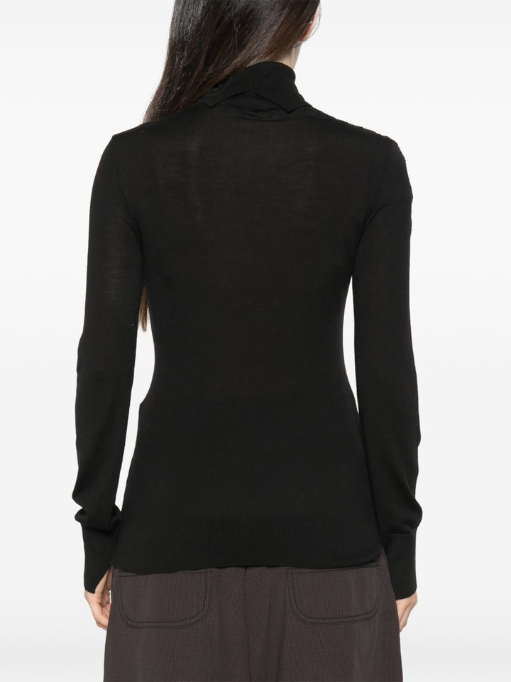 Ermanno Scervino Sweaters - BLACK | 97fe9379d12058946fcd784fd7f2d3d5432cc51d