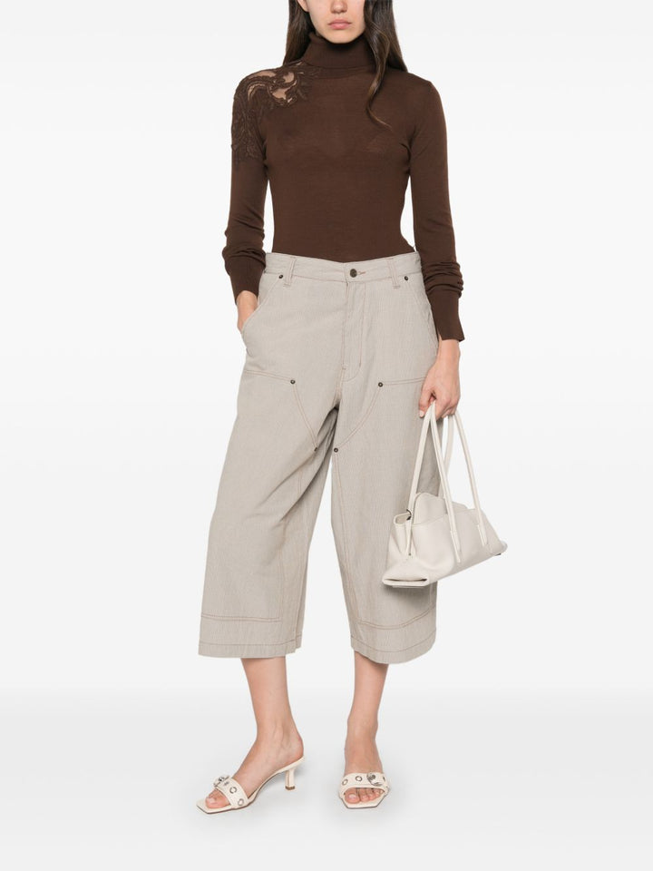 Ermanno Scervino Sweaters - BROWN | ed19e12e37ca9bdf7629d7ad0b625ab5c30441de