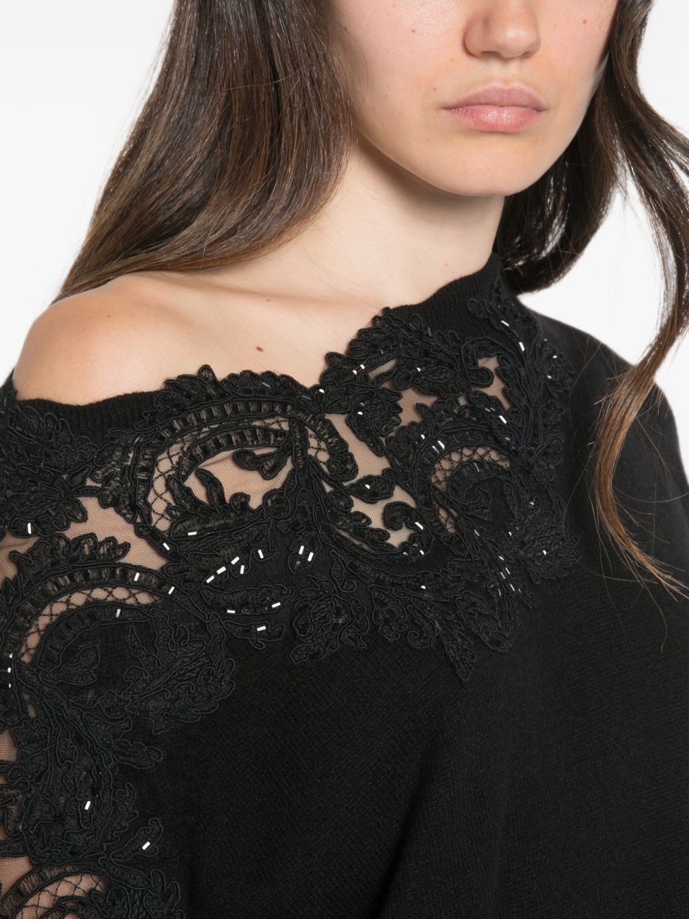 Ermanno Scervino Sweaters - BLACK | 8d00e9d8f47b9eec34b66bf974831114ac1f1261