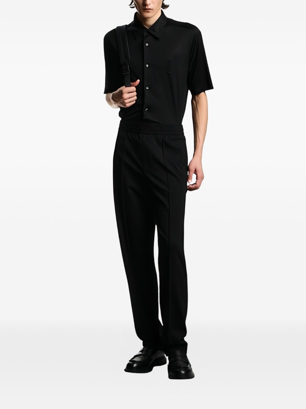Emporio Armani Shirts - BLACK | 49fd663db6c08fa5e69af7b8957b3bac0116a9f1