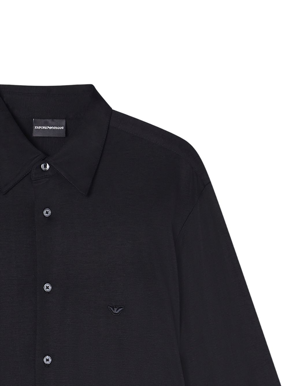 Emporio Armani Shirts - BLACK | 331c459ad3b496ff563724f009a28cbf4b5f650d