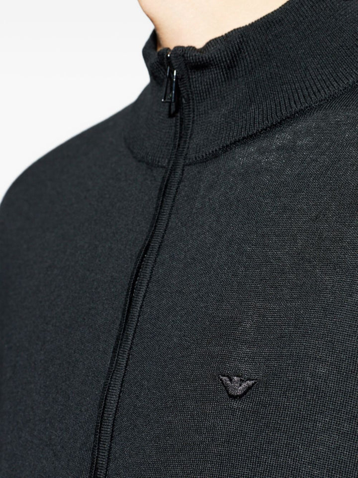 Emporio Armani Sweaters - BLACK | 44b307ab747ba7c913f1d46781f065cd403405da