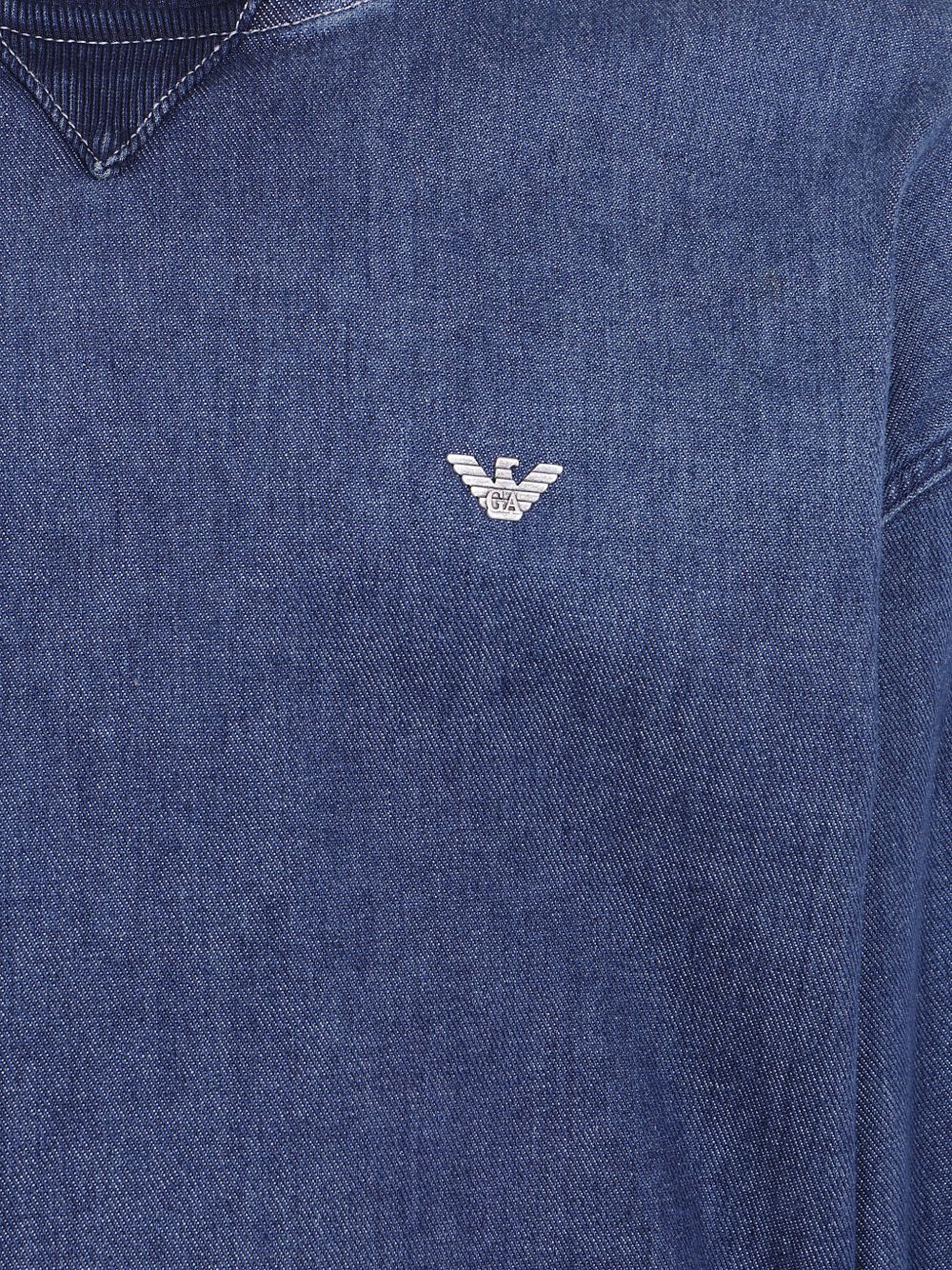 Emporio Armani Sweaters - BLUE | 9ab16735b26a8f345f7c01ab4788a3ce848e9bff