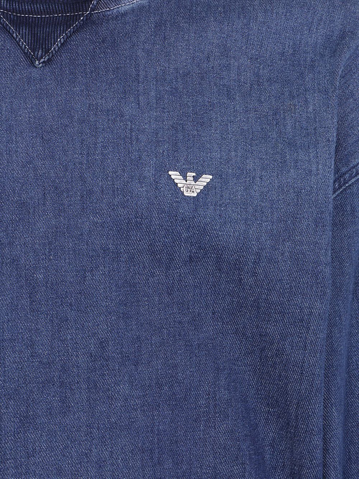 Emporio Armani Sweaters - BLUE | 9ab16735b26a8f345f7c01ab4788a3ce848e9bff