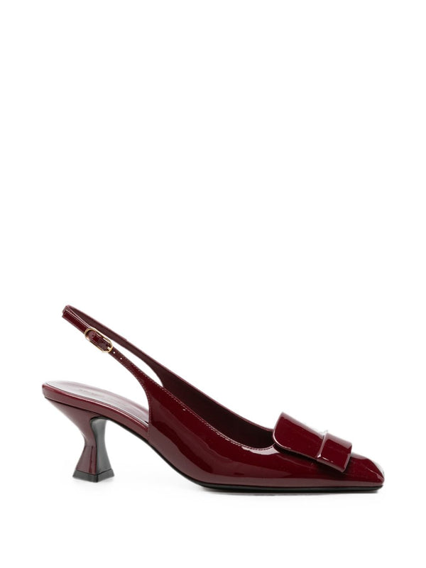 Leather Slingback Pumps