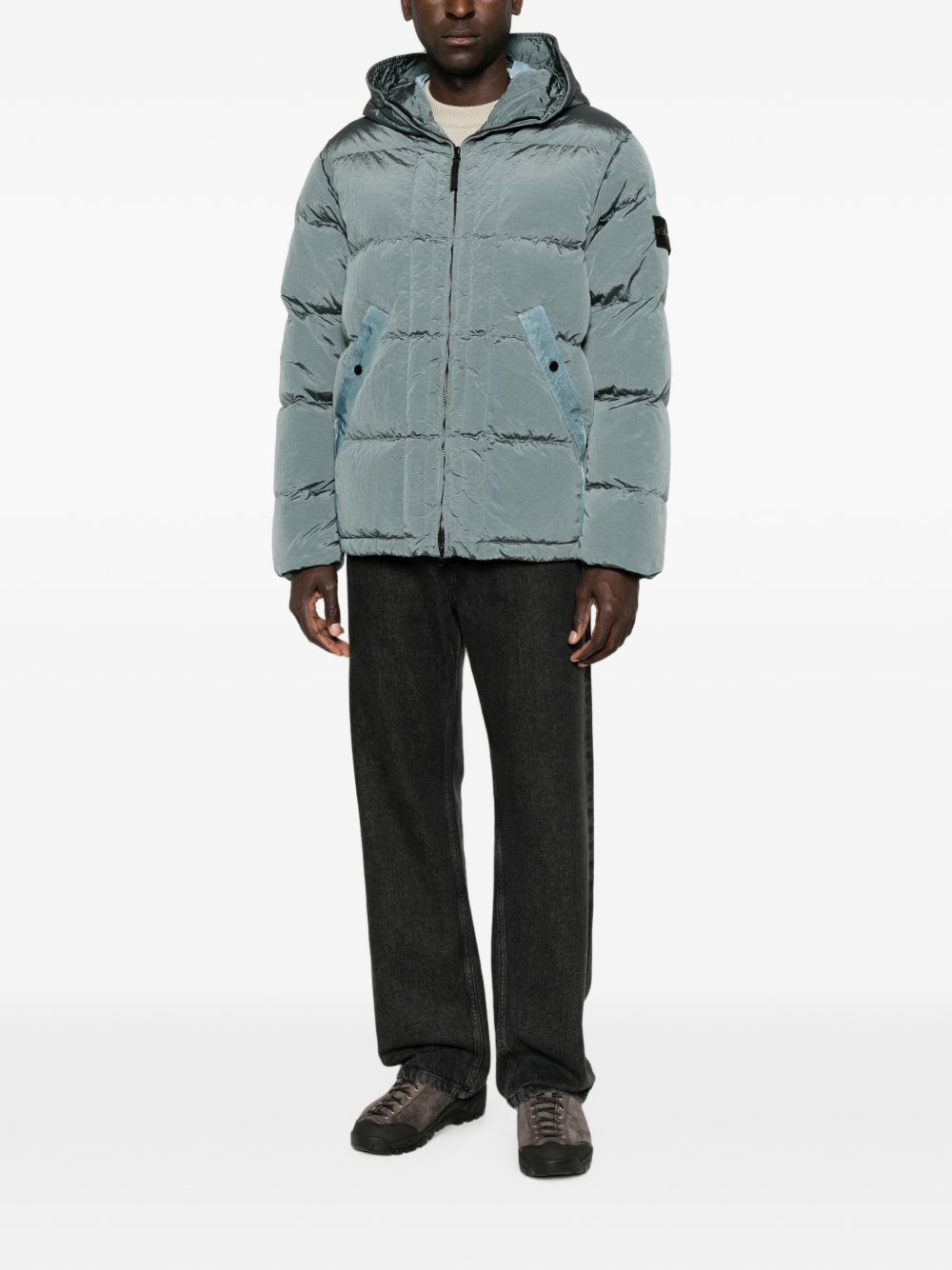 Stone Island Coats - BLACK | f3f2b2dfd8c75893ef830a235f2642b3283cbe61