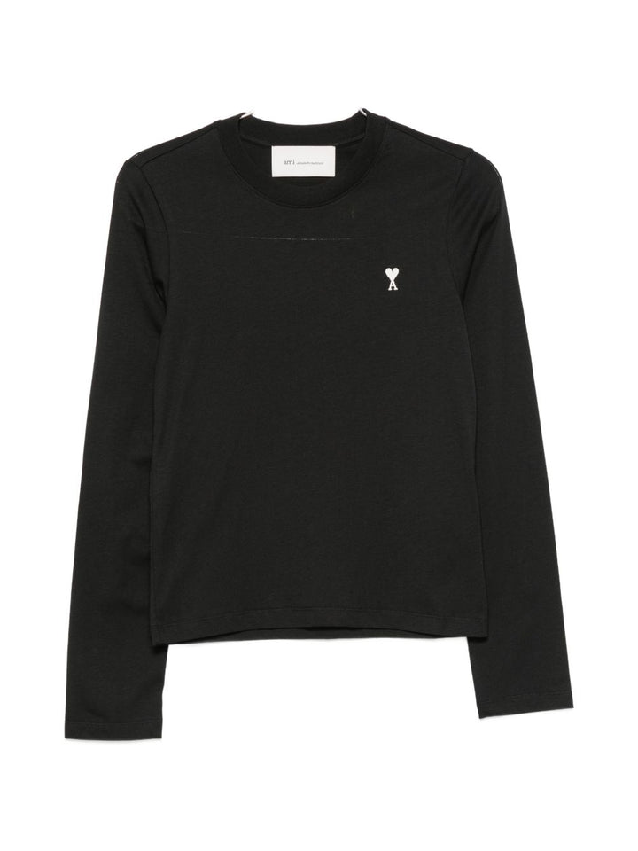 Ami Paris T-shirts and Polos - BLACK | 27cff22d39cd2e6ba35eb7178cfc0850b9657115