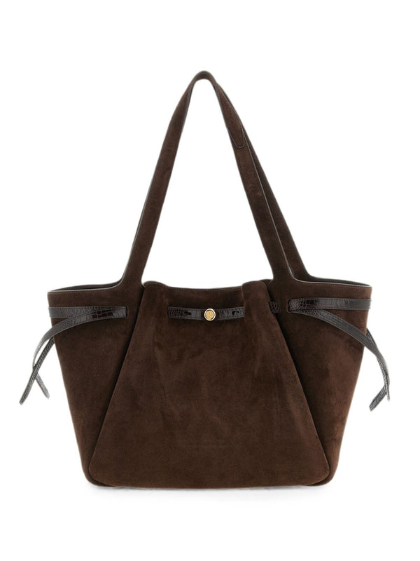 Romy Suede Leather Ttoe Bag