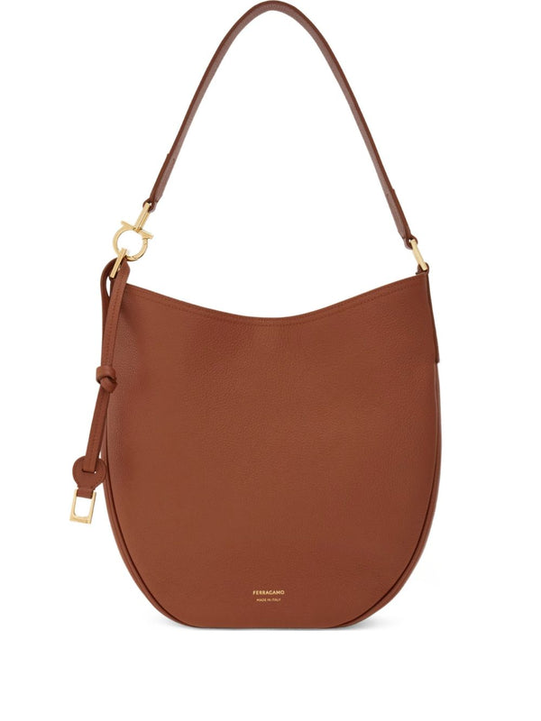 Leather Medium Hobo Bag