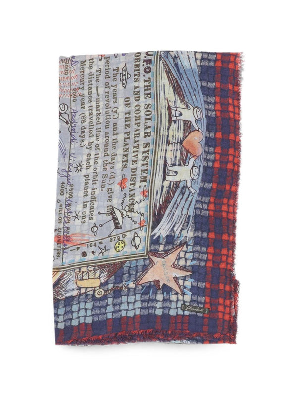 Carta Celeste Print Stole