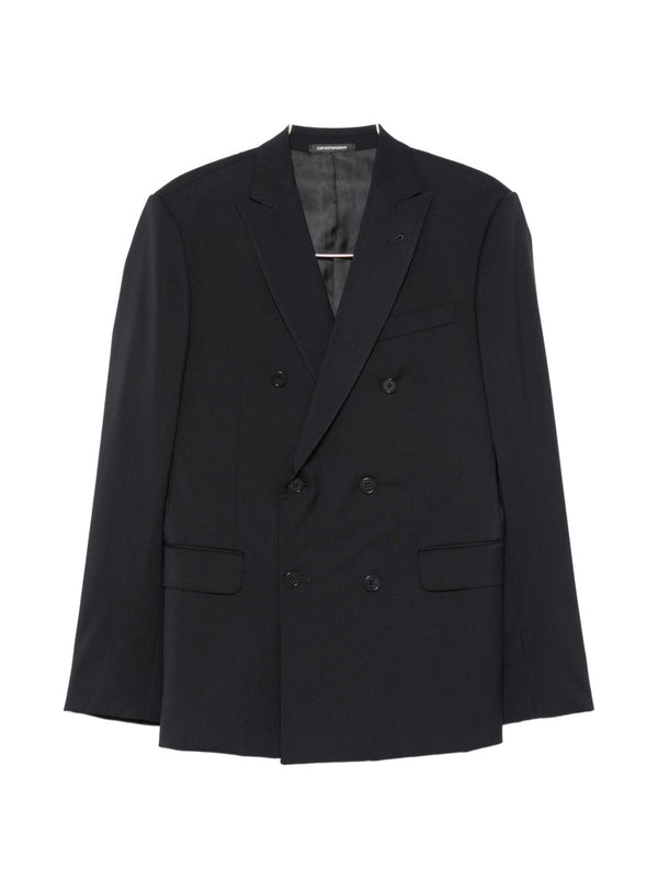 Wool Double-Breasted Suit