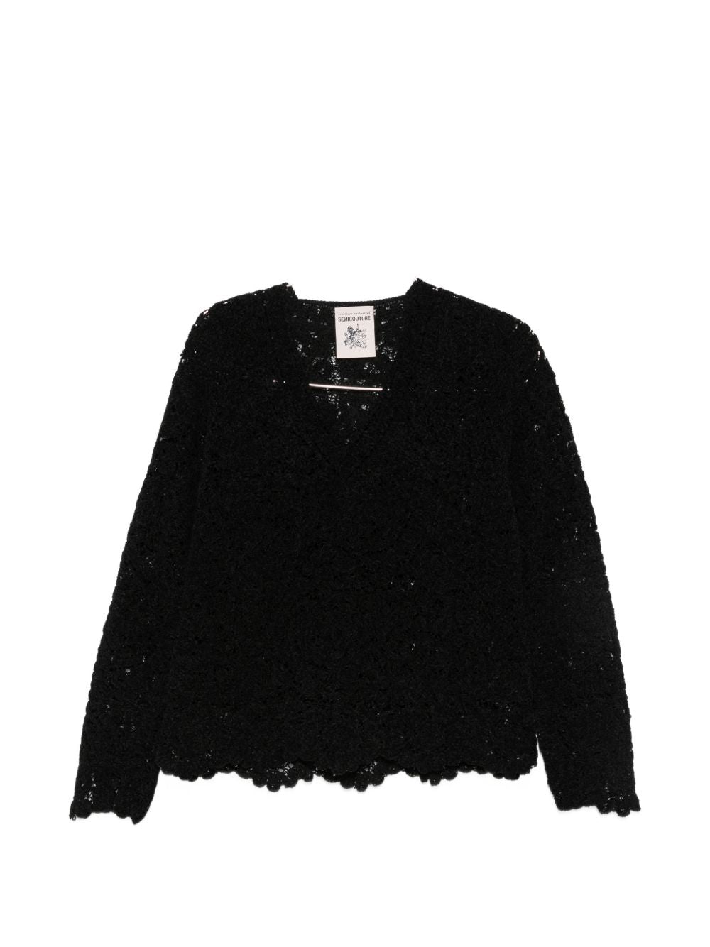 Semicouture Sweaters - BLACK | 7becf61ac33171ed5577c11c925ee748c1cef3a6