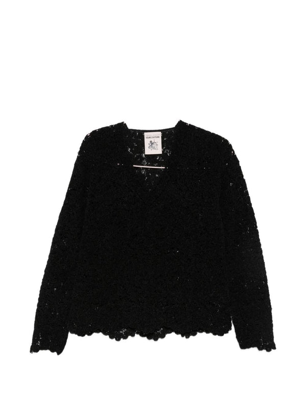 Calanthe V-Necked Sweater