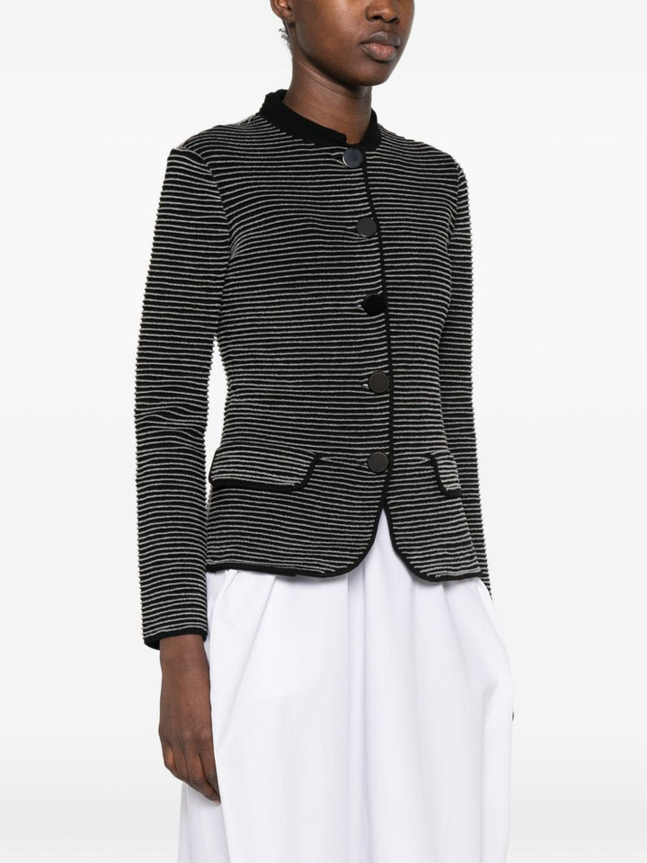 Emporio Armani Jackets - BLACK | f2ae77436d4eefe176e05627b6f330d7a4cfce41