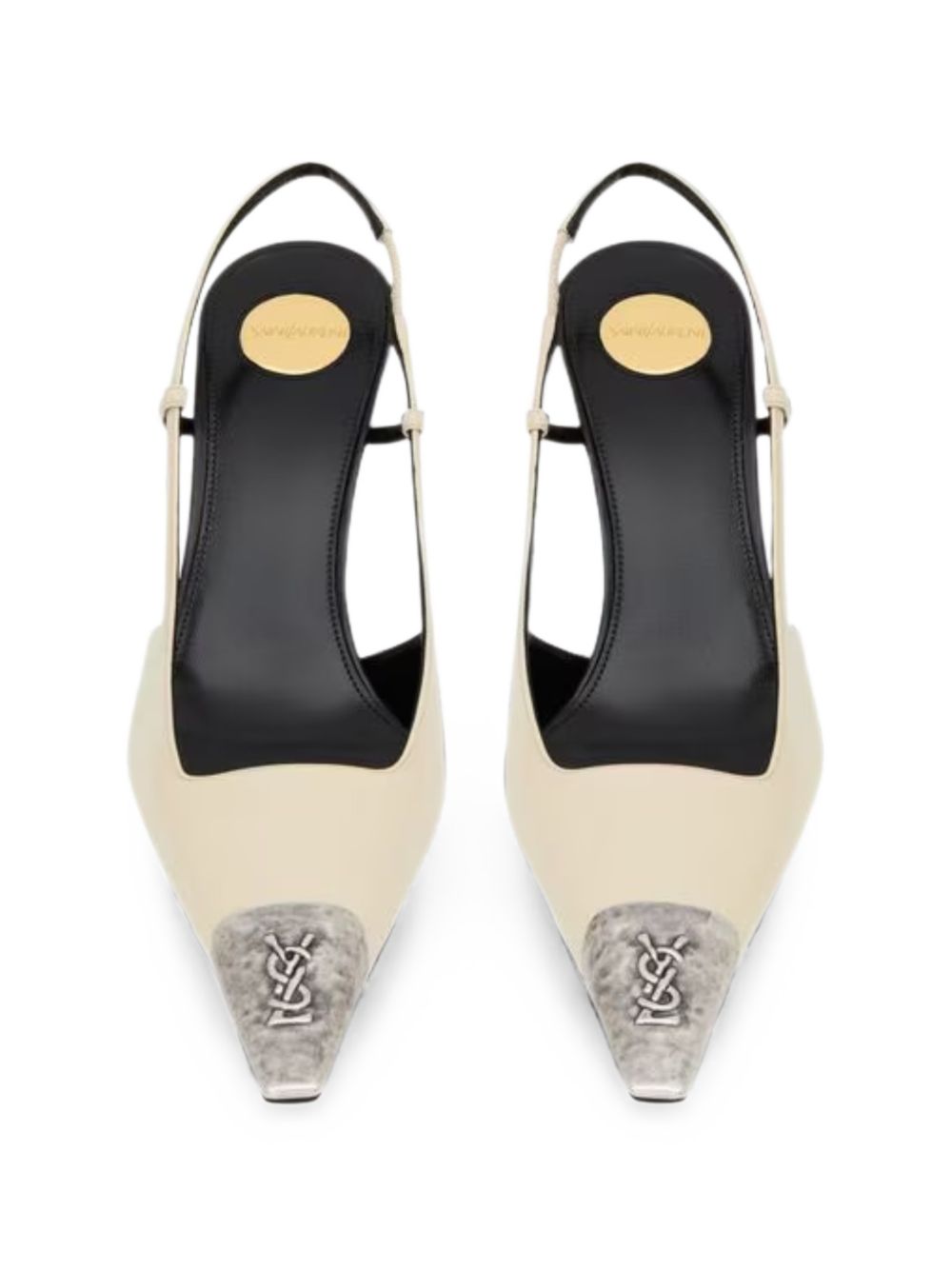 Saint Laurent With Heel - WHITE | 222b36d8c70a02eaa7dd5e84ee9116a27f210958