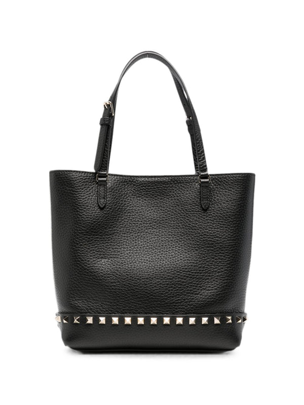 Rockstud Small Leather Tote