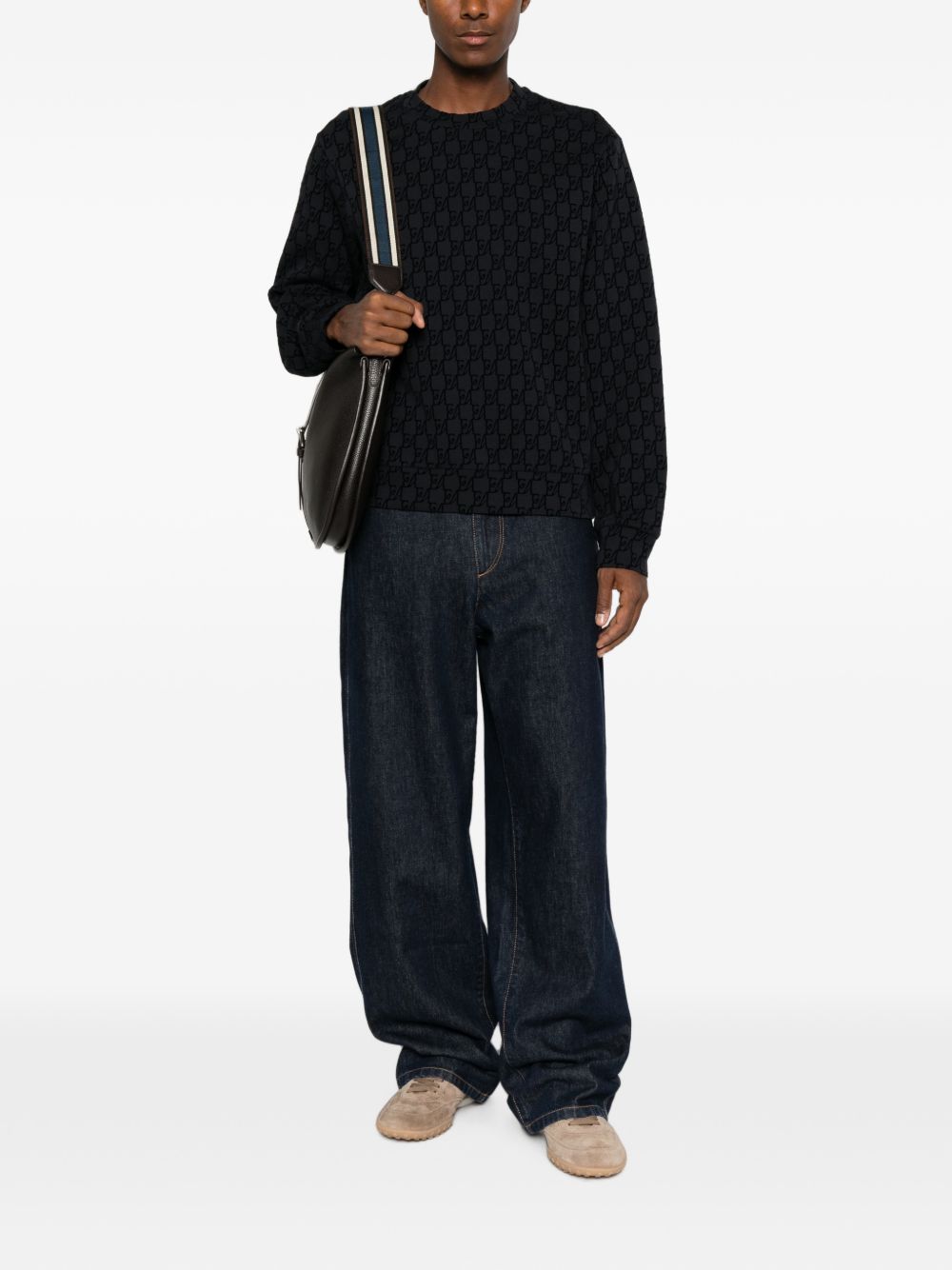 Emporio Armani Sweaters - BLUE | ab04dc685d295ae99937e6574b0773f042cdce9b