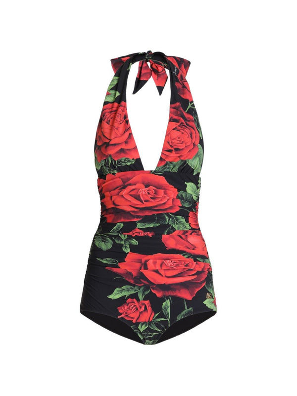 Rose Print Swimsuit