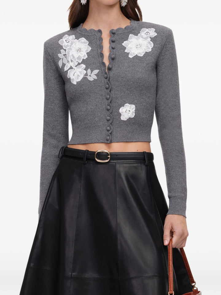 Self-Portrait Sweaters - GREY | f7302c8d8c36b4b9aa94e10040a4bdec5266871a