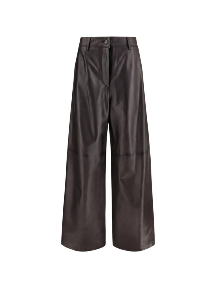 Parosh Trousers - BROWN | 67f1e2e2012ebd6f96589b53b50dfb72748b2a18