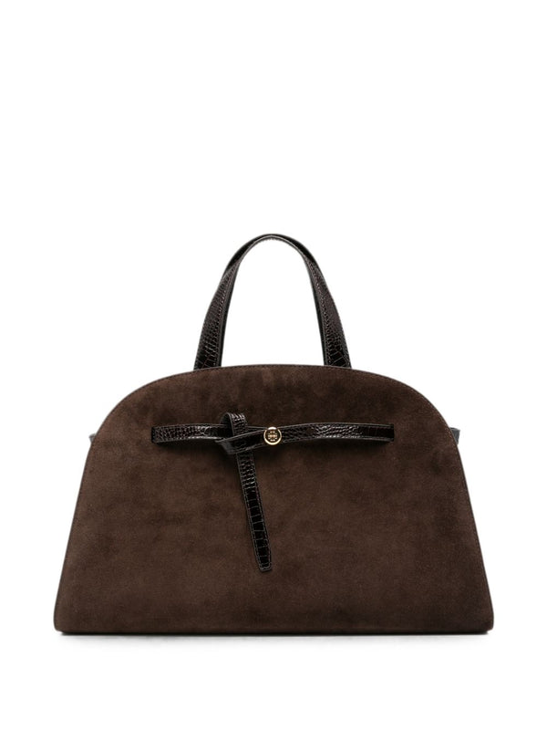 Romy Suede Leather Boston Bag