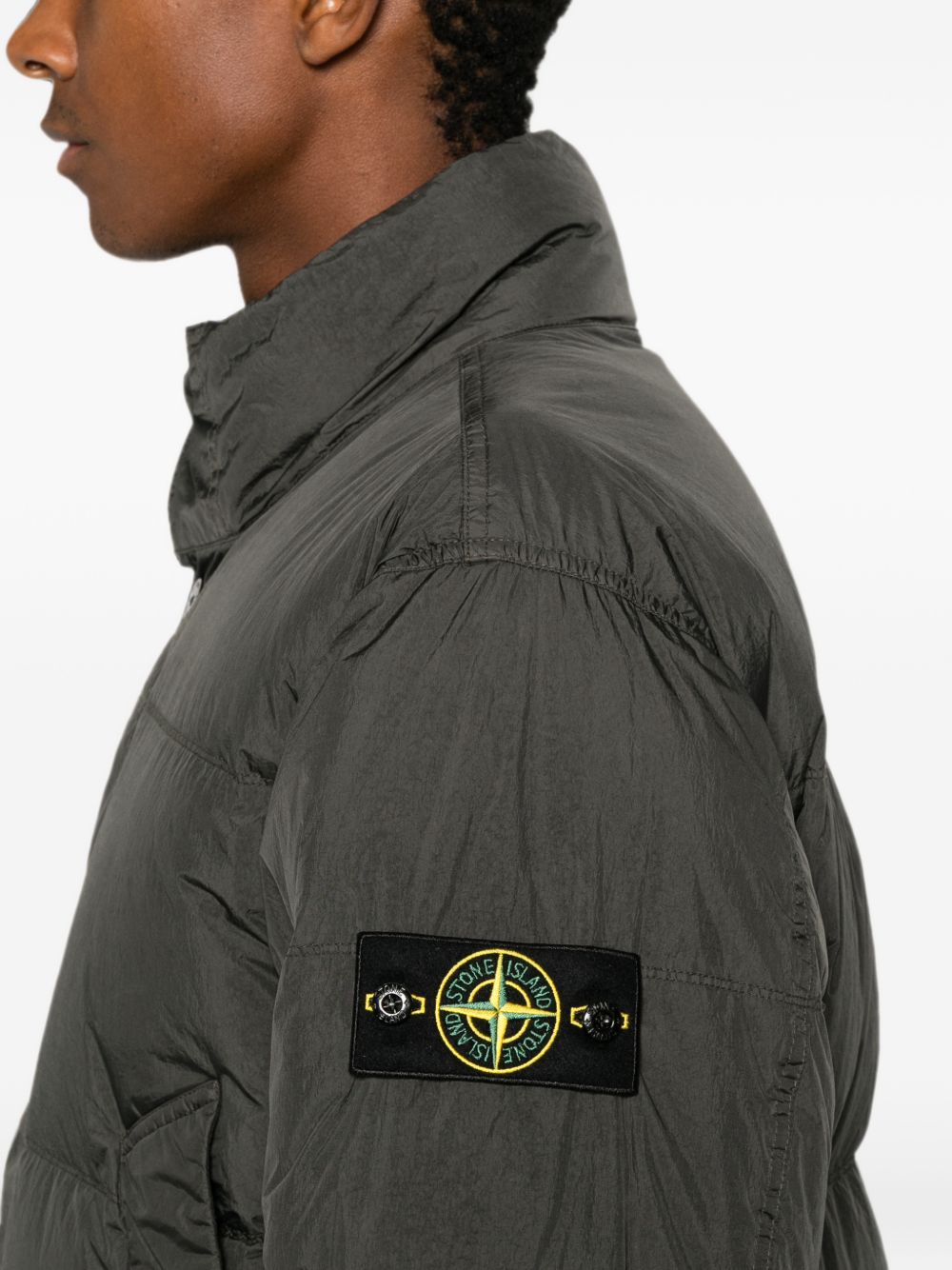 Stone Island Coats - GREY | 4647c4569aa984e5f50aebeece3c404e76c791c2