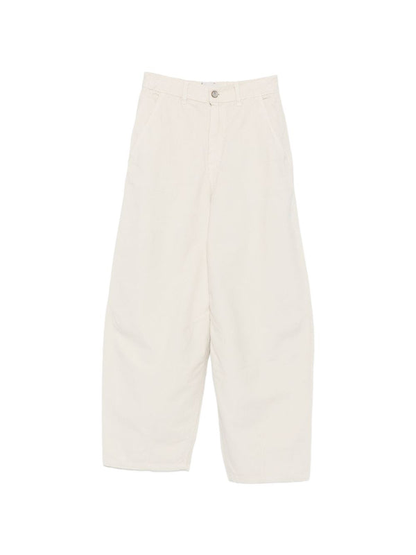 Velvet Barrel Trousers