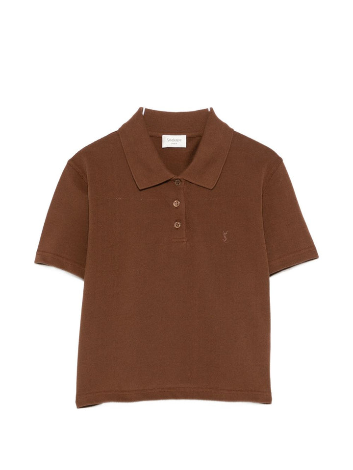 Saint Laurent T-shirts and Polos - BROWN | a202f9deaef4482befee0fdd2d51ef5453fa284d