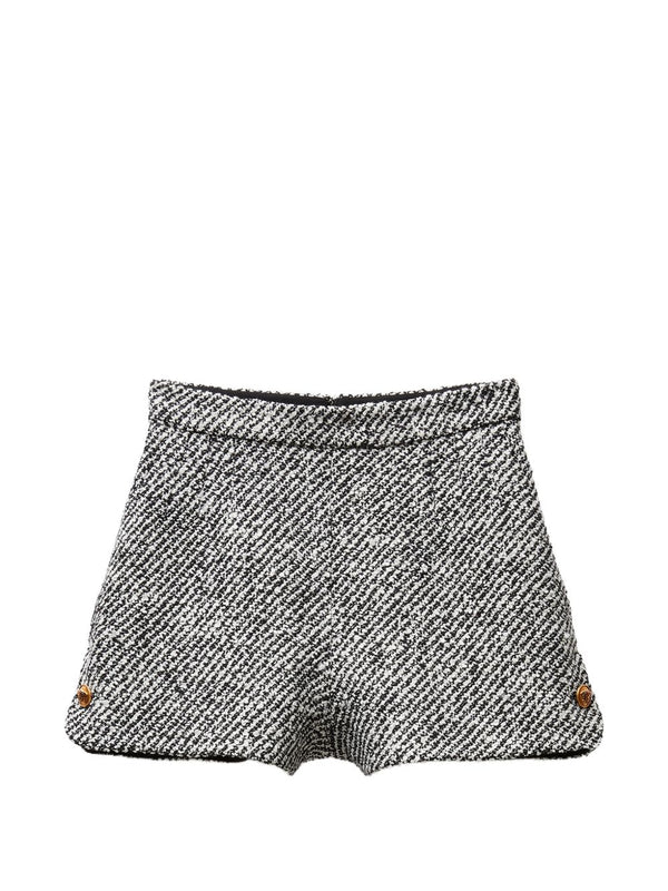 Bouclé Wool Shorts