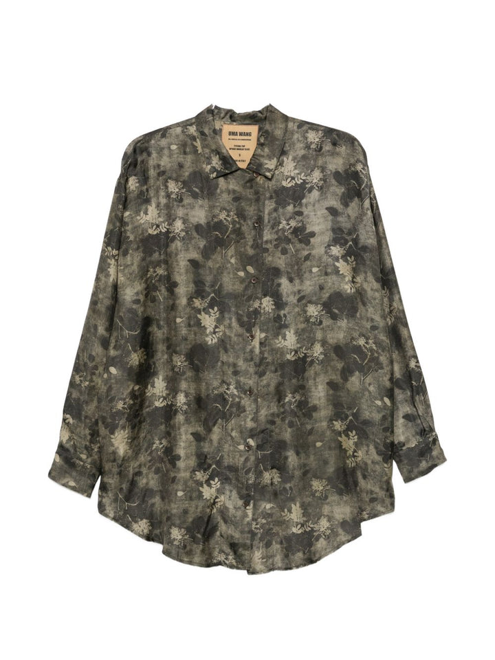 Uma Wang Shirts - GREEN | b21932b570146bc0773de39e2dc84e375746b8e1