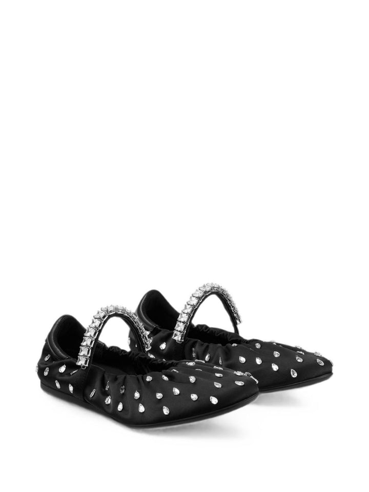 Jimmy Choo Flat shoes - BLACK | 89b4625932eee7078a67ce349c3795c72f0c5019